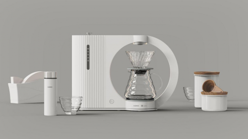 华硕a豆 × HARIO推出联名智能手冲咖啡机，打造极简风家庭咖啡角图1