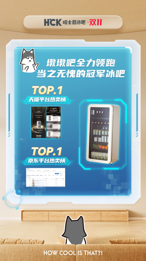 点赞！HCK哈士奇冰吧喜获三项重量级大奖