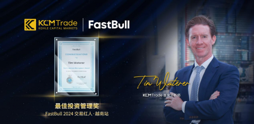 KCM Trade首席分析师 Tim Waterer 获公众投票支持荣获2024交易红人·越南站“最佳投资管理奖”