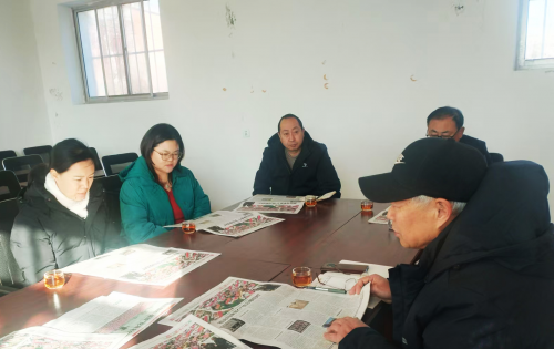 招远市老促会到东马家调研红色资源保护利用工作
