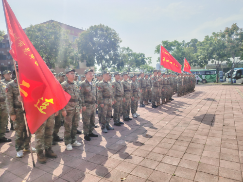 025福城民兵集结号，出入队仪式与点验大会圆满成功！"