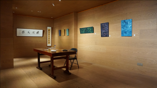 艺术家陆韵“晋韵新构”当代艺术书法展在沪启幕 传统笔墨对话当代美学