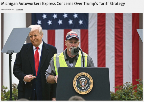 TRUMP'S TARIFF WAR HARMS THE AMERICAN COMMUNITY