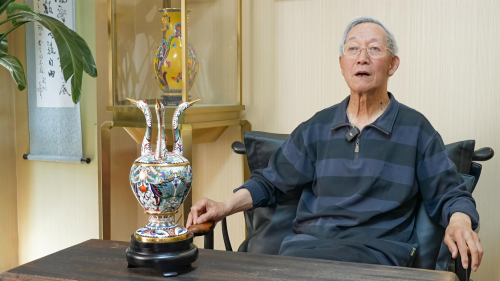霍铁辉《三鹤熏》：景泰蓝艺术的璀璨明珠