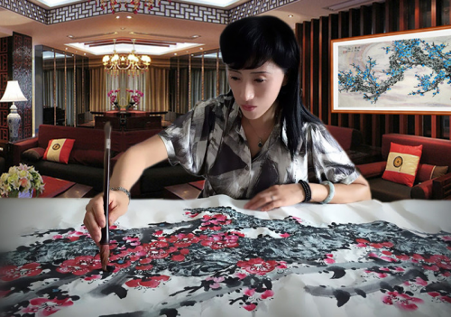 殿堂画家：冯立环卓越艺术获得崇高殊荣