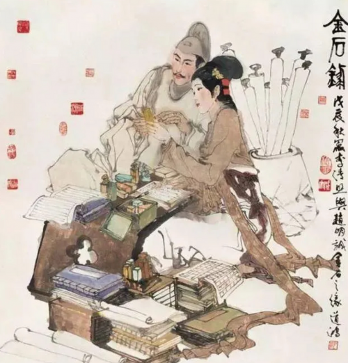 李清照与丈夫赵明诚的青梅之约，一起喝好酒梅见青梅酒