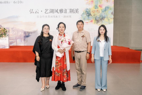 弘扬千年紫砂文化！王一油画亮相陶都宜兴