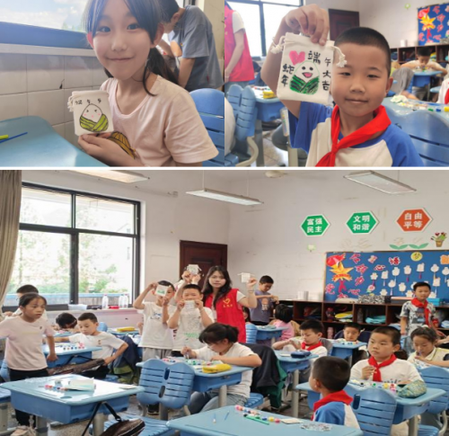 杭商学子联合深澳小学开展“粽情端午，巧手传香”志愿服务活动