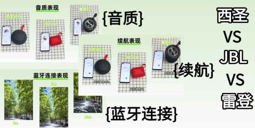蓝牙音箱哪个牌子音质最好？西圣、JBL、雷登蓝牙音箱测评分享！