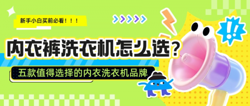 内衣裤洗衣机怎么选？盘点五款值得选择的内衣洗衣机品牌