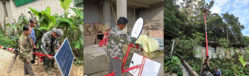 泰康人寿云南分公司捐建96盏路灯惠及4村寨，照亮乡村振兴路！