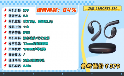 学生党开放式蓝牙耳机哪个品牌好用？学生党开放式蓝牙耳机推荐