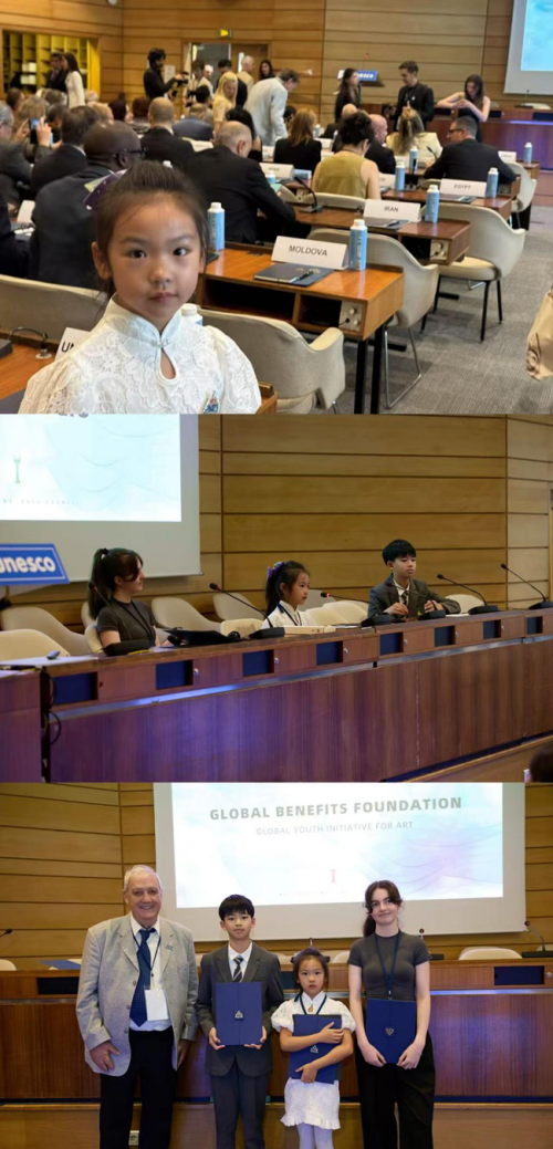 中国7岁女孩刘思嘉巴黎发声倡导水资源保护获国际赞誉