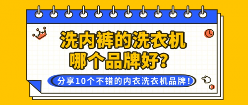 洗内裤的洗衣机哪个品牌好？分享10个不错的内衣洗衣机品牌！
