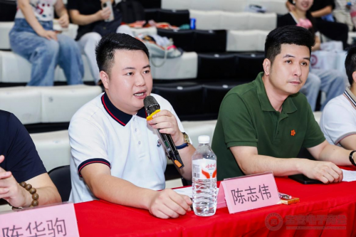 深圳市宝安区电子商会第二届 “兆睿佳杯” 会员篮球联赛在生涯 Q-PARK 体育馆正式开幕