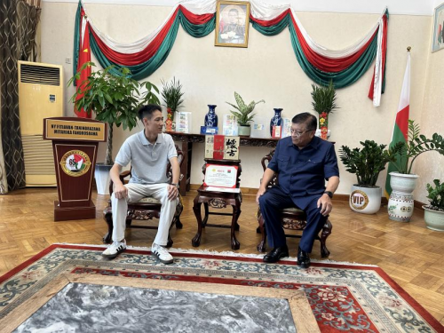 武夷山藏承茶叶董事长黄祥炜出席马达加斯加驻华大使馆商务交流活动