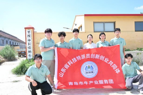 政校协同赋力乡村振兴 奶业实践书写青春答卷：青岛市动物疫病预防控制中心与青岛农业大学打造的牛产业服务团联合共同体暑期服务​(图2)