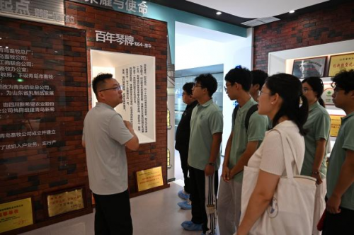 政校协同赋力乡村振兴 奶业实践书写青春答卷：青岛市动物疫病预防控制中心与青岛农业大学打造的牛产业服务团联合共同体暑期服务​(图12)