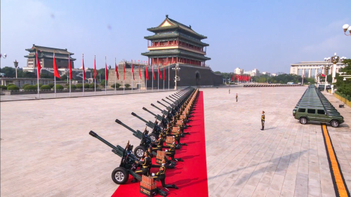 国典重器 军工本色：北京越野护航抗战胜利80周年阅兵盛典