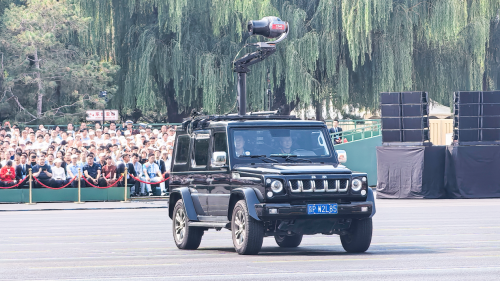 国典重器 军工本色：北京越野护航抗战胜利80周年阅兵盛典