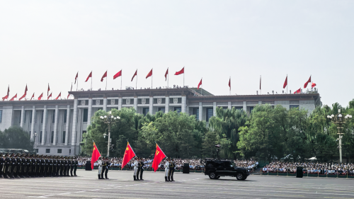 国典重器 军工本色：北京越野护航抗战胜利80周年阅兵盛典