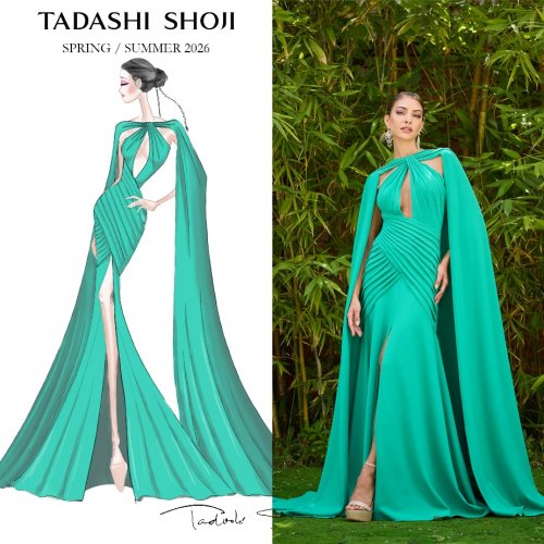 灵感东方鎏金闪耀，TADASHI SHOJI2026 春夏系列发布