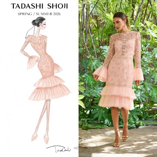 灵感东方鎏金闪耀，TADASHI SHOJI2026 春夏系列发布