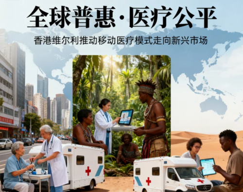 香港维尔利携手多国推动“移动医疗普惠计划”，提升基层可及性与数据上行能力