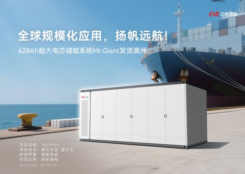 全球首个！采用亿纬锂能628Ah储能大电池的400MWh独立储能电站顺利送电！第2张
