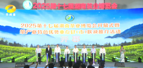 “五彩湘茶”赋能乡村振兴 2025第十七届湖南茶业博览会盛大启幕