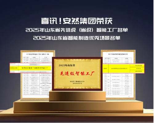 双项省级荣誉！安然集团智能工厂及三大场景获山东官方认证