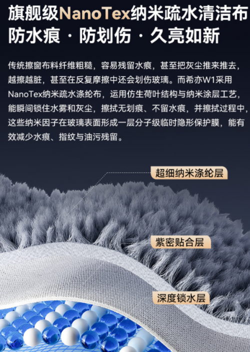 行业首创全链路清洁体系,希亦W1引领擦窗机器人迈入智能养护新时代 行业首创全链路清洁体系,希亦W1引领擦窗机器人迈入智能养护新时代