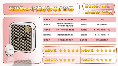 扩音器什么品牌音质最好？一文读懂小蜜蜂扩音器什么品牌质量好！