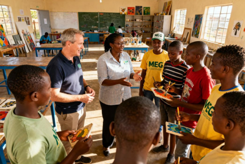 MEG Collaborates with South African Ministry of Arts and Culture to Create a New Future for Art, Emp(图2)