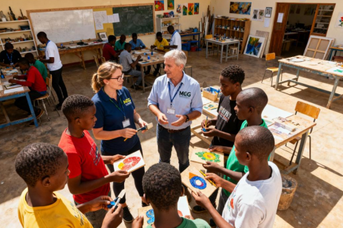 MEG Collaborates with South African Ministry of Arts and Culture to Create a New Future for Art, Emp(图3)