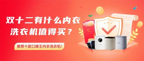 双十二有什么内衣洗衣机值得买？推荐十款口碑王内衣洗衣机！