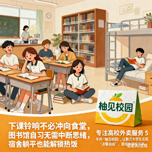 30分钟鲜食直达！柚见校园——高校专属外卖平台焕新校园用餐体验