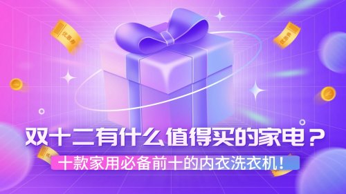 双十二有什么值得买的家电？分享十款家用必备前十的内衣洗衣机！