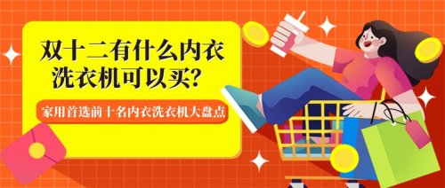 双十二有什么内衣洗衣机可以买？家用首选前十名内衣洗衣机大盘点