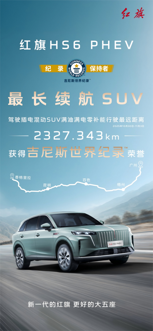 广州车展锁定新一代奶爸神车红旗HS6PHEV，20万左右SUV推荐车型还有谁？第5张