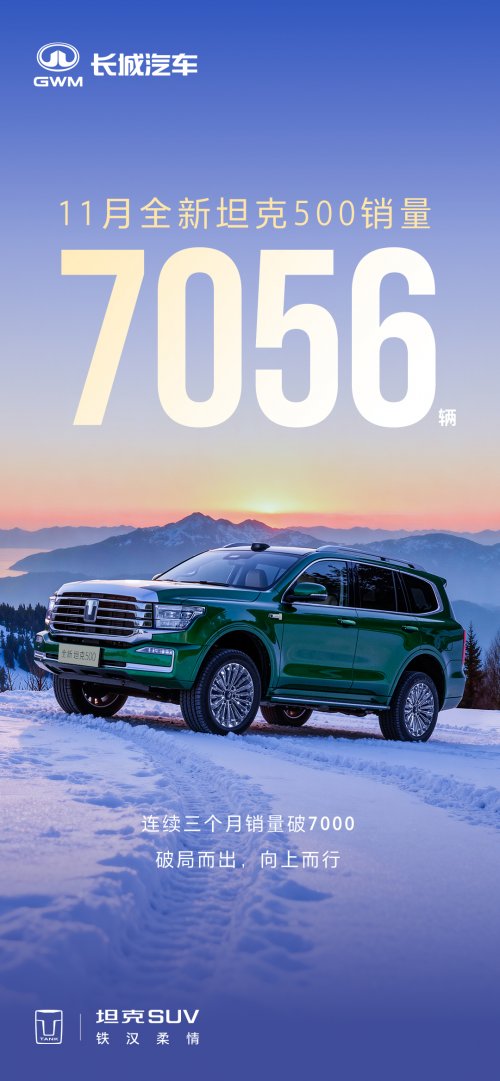 三个月销量连超7000？为什么是全新坦克500第1张