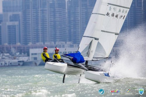 2025年全国帆船冠军赛海口开幕