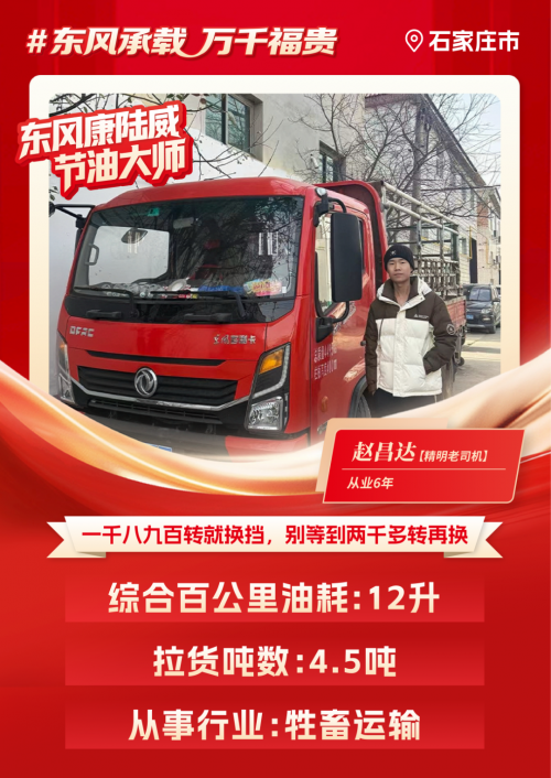 东风多利卡康陆威节油大师系列故事(六) | 赵昌达的“东风购车记”第1张