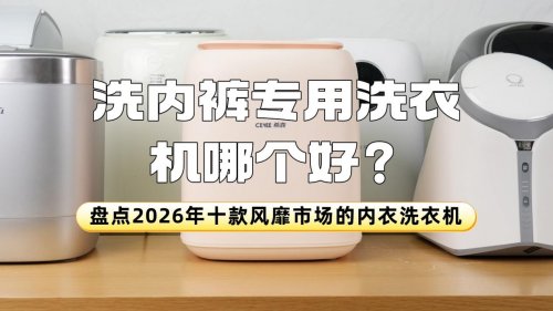 洗内裤专用洗衣机哪个好？盘点2026年十款风靡市场的内衣洗衣机