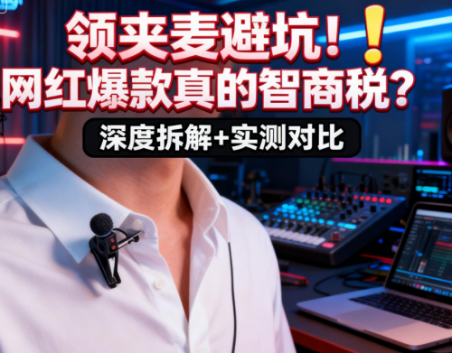 经常用无线领夹麦克风录音好不好？四大潜在风险与专业避坑指南