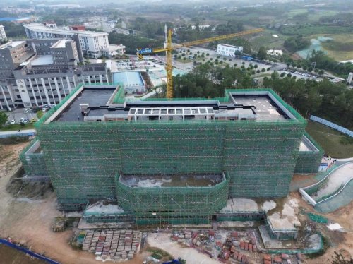 广西交职院二期项目部综合楼项目建设取得重要进展