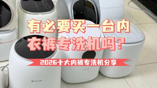 有必要买一台内衣裤专洗机吗？2026十大内裤专洗机分享，错过可惜