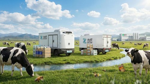 九识智能无人冷藏车助力蒙牛供应链升级第3张