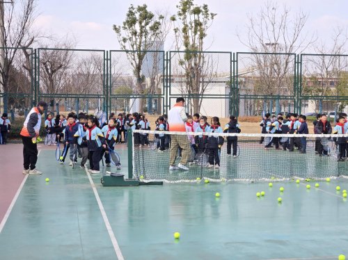 第七届江苏省社区体育合家欢暨“伙伴计划”网球趣味赛在泰兴市跃进社区成功举办