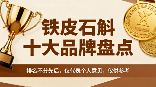 热卖推荐铁皮石斛牌子性价比榜，2026石斛品牌哪个好？路转粉82.5%更有说服力